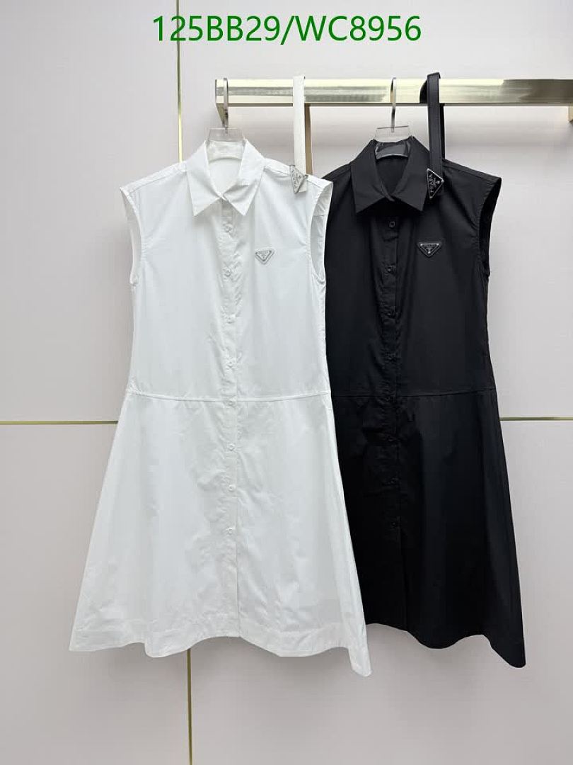 Prada-Clothing Code: WC8956 $: 125USD