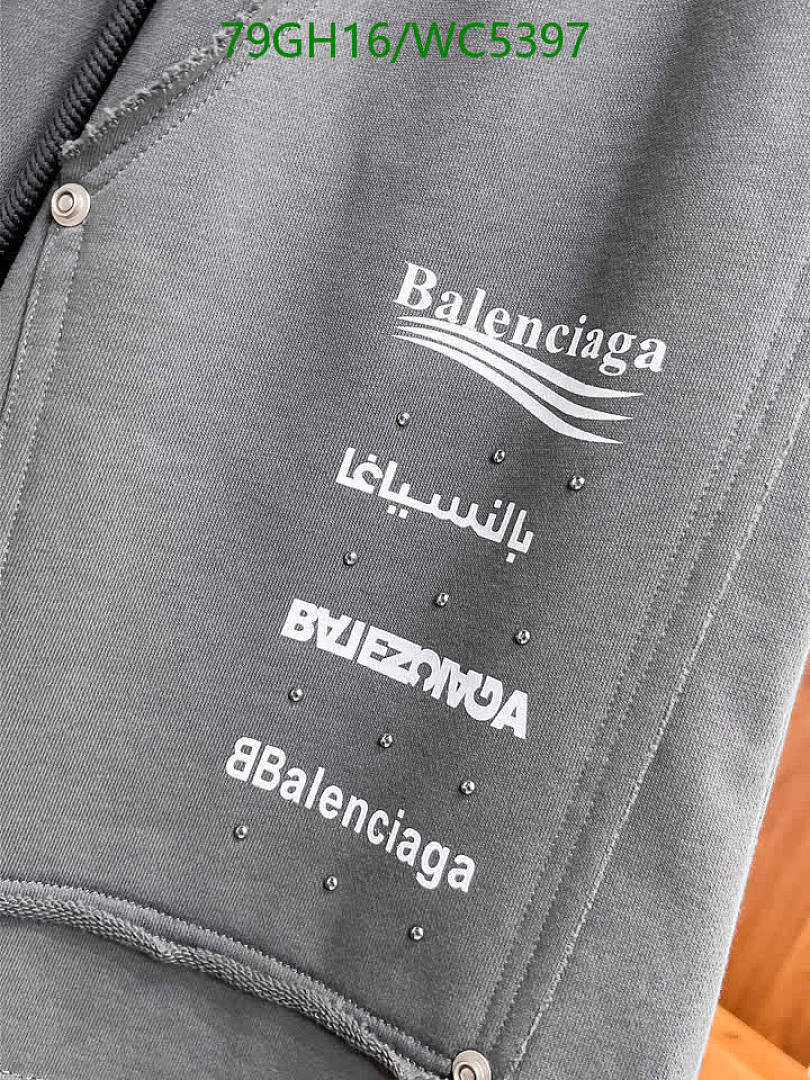Balenciaga-Clothing Code: WC5397 $: 79USD