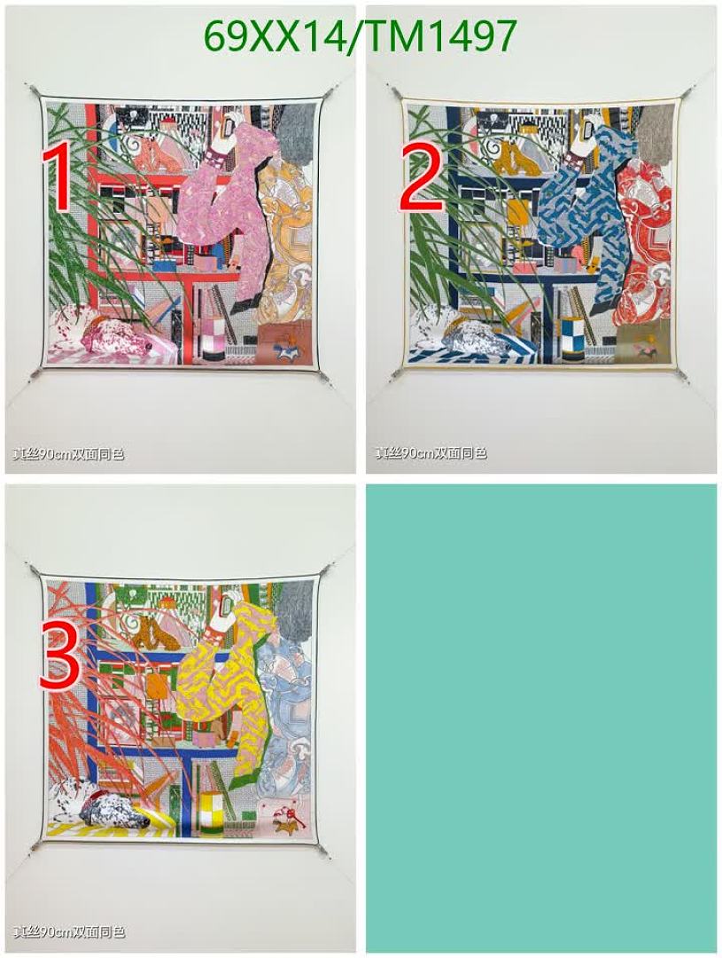 Hermes-Scarf Code: TM1497 $: 69USD