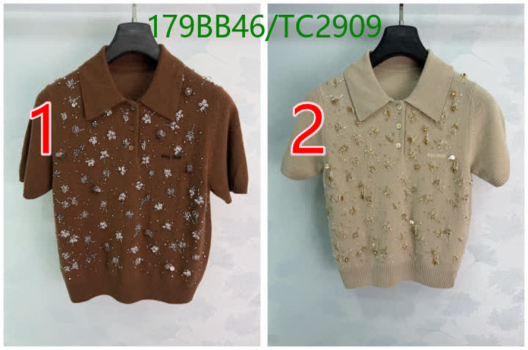 Miu Miu-Clothing Code: TC2909 $: 179USD