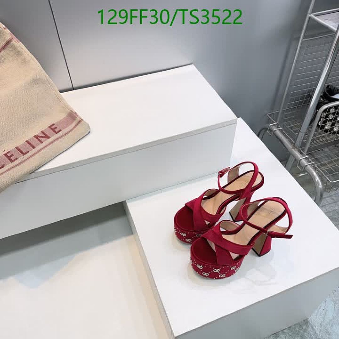 Gucci-Women Shoes Code: TS3522 $: 129USD