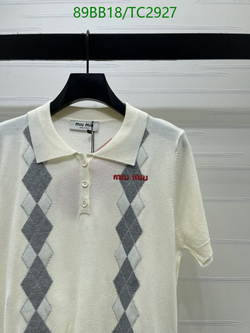 Miu Miu-Clothing Code: TC2927 $: 89USD