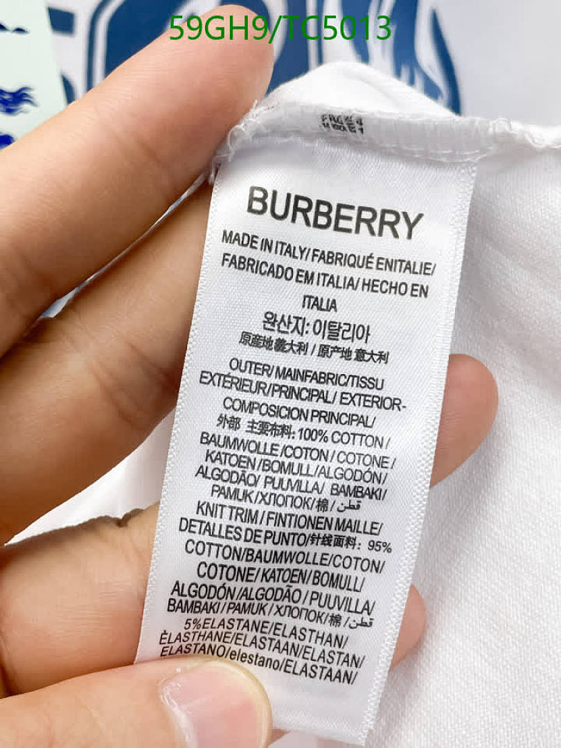Burberry-Clothing Code: TC5013 $: 59USD