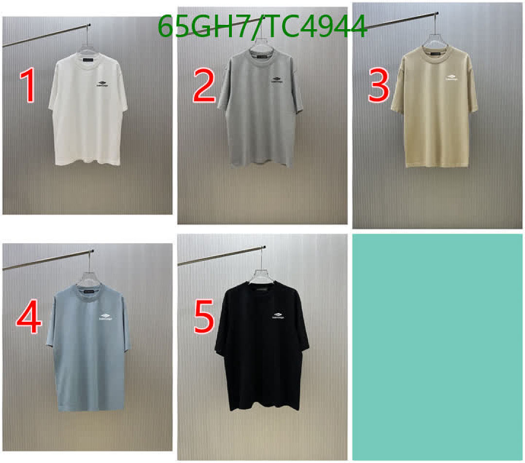 Balenciaga-Clothing Code: TC4944 $: 65USD