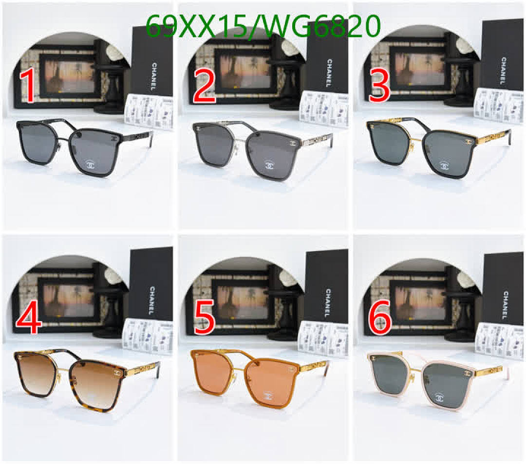 Chanel-Glasses Code: WG6820 $: 69USD