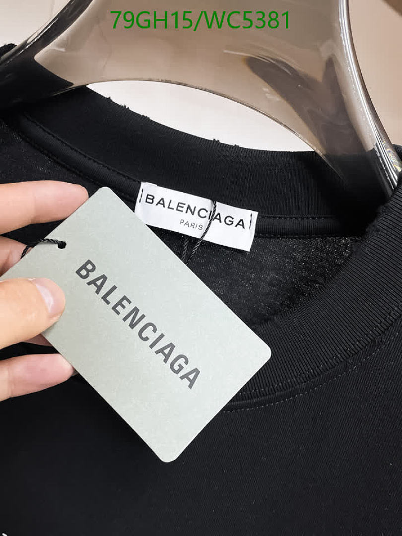 Balenciaga-Clothing Code: WC5381 $: 79USD