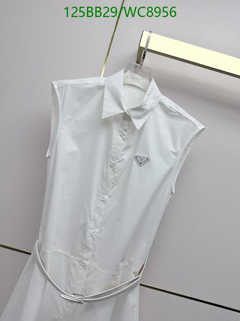 Prada-Clothing Code: WC8956 $: 125USD
