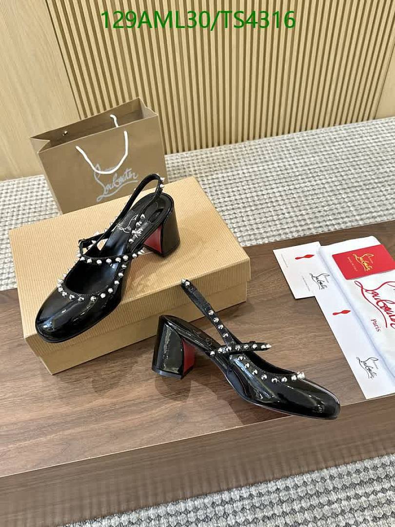 Christian Louboutin-Women Shoes Code: TS4316 $: 129USD