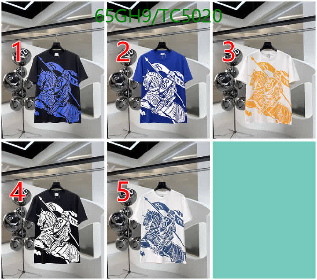 Burberry-Clothing Code: TC5020 $: 65USD