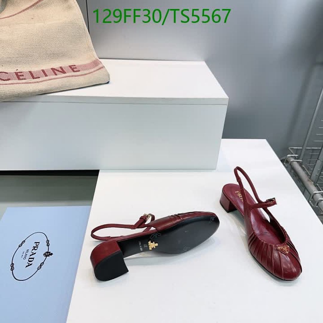Prada-Women Shoes Code: TS5567 $: 129USD