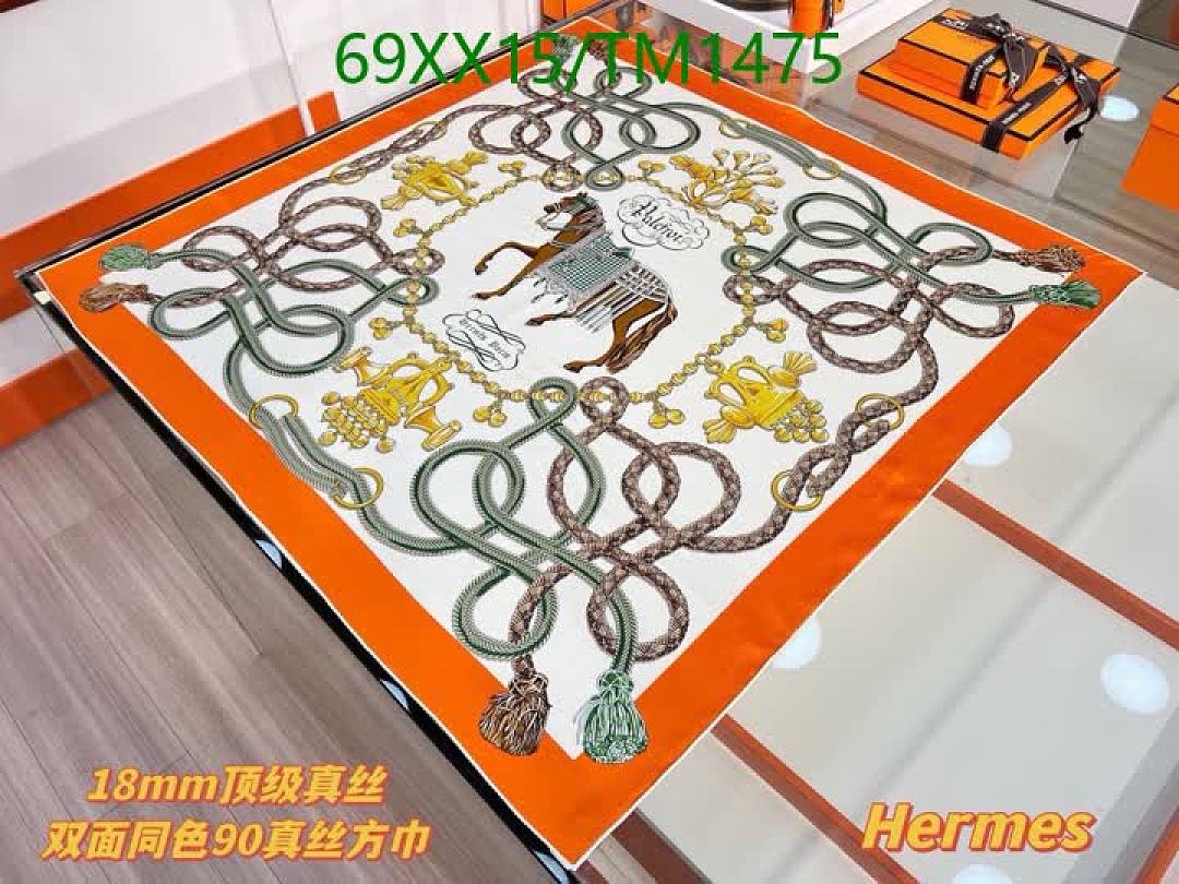 Hermes-Scarf Code: TM1475 $: 69USD