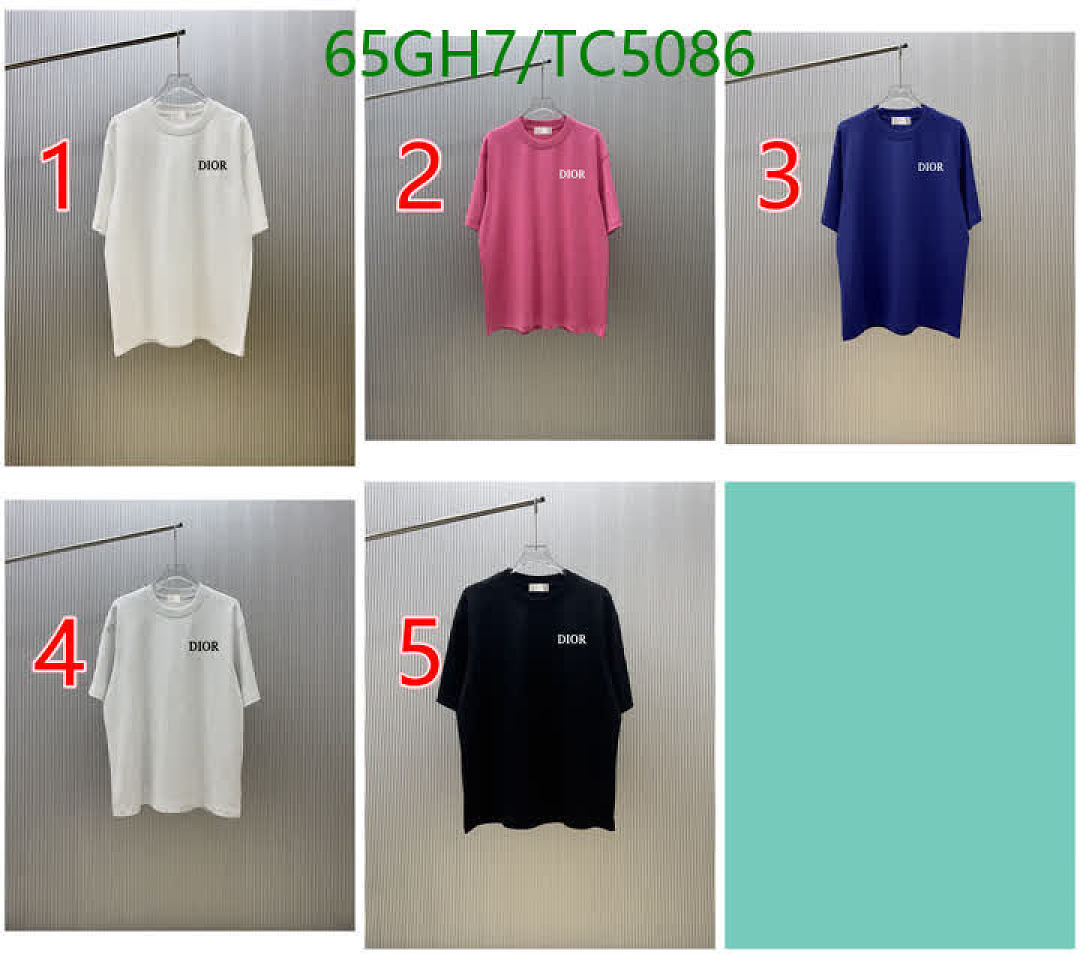 Dior-Clothing Code: TC5086 $: 65USD