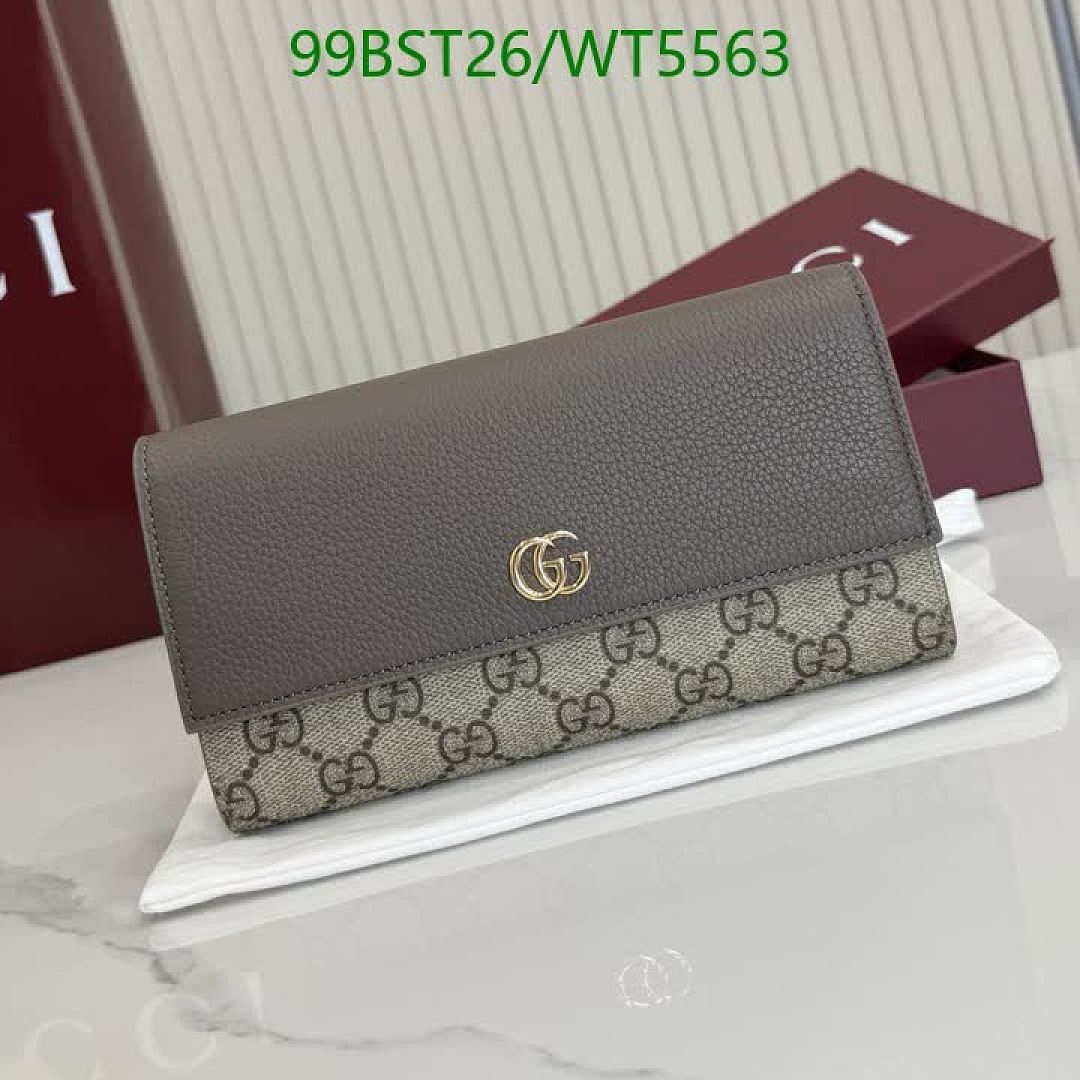 Gucci-Wallet Mirror Quality Code: WT5563 $: 99USD