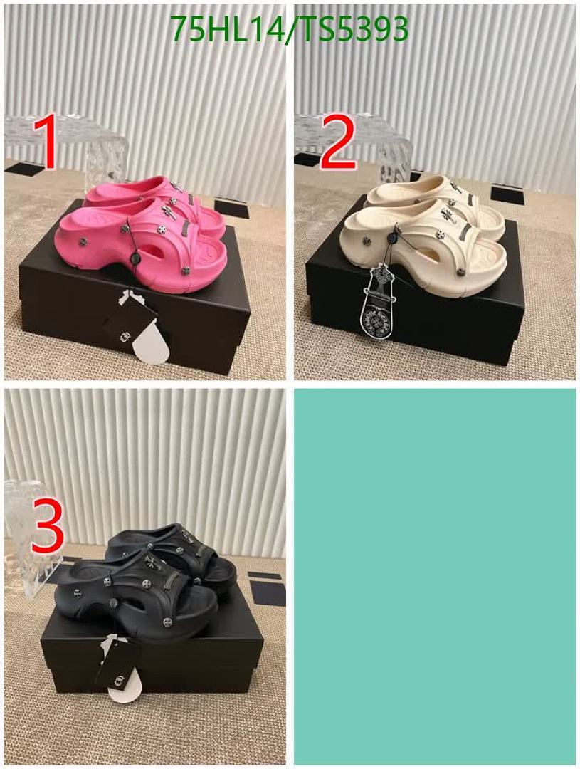 Chrome Hearts-Women Shoes Code: TS5393 $: 75USD