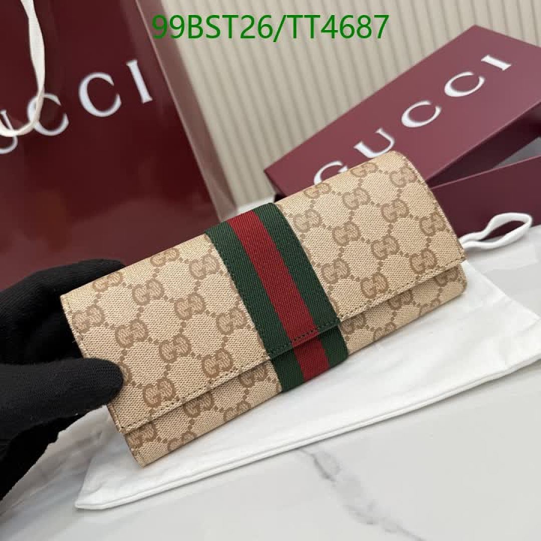 Gucci-Wallet Mirror Quality Code: TT4687 $: 99USD