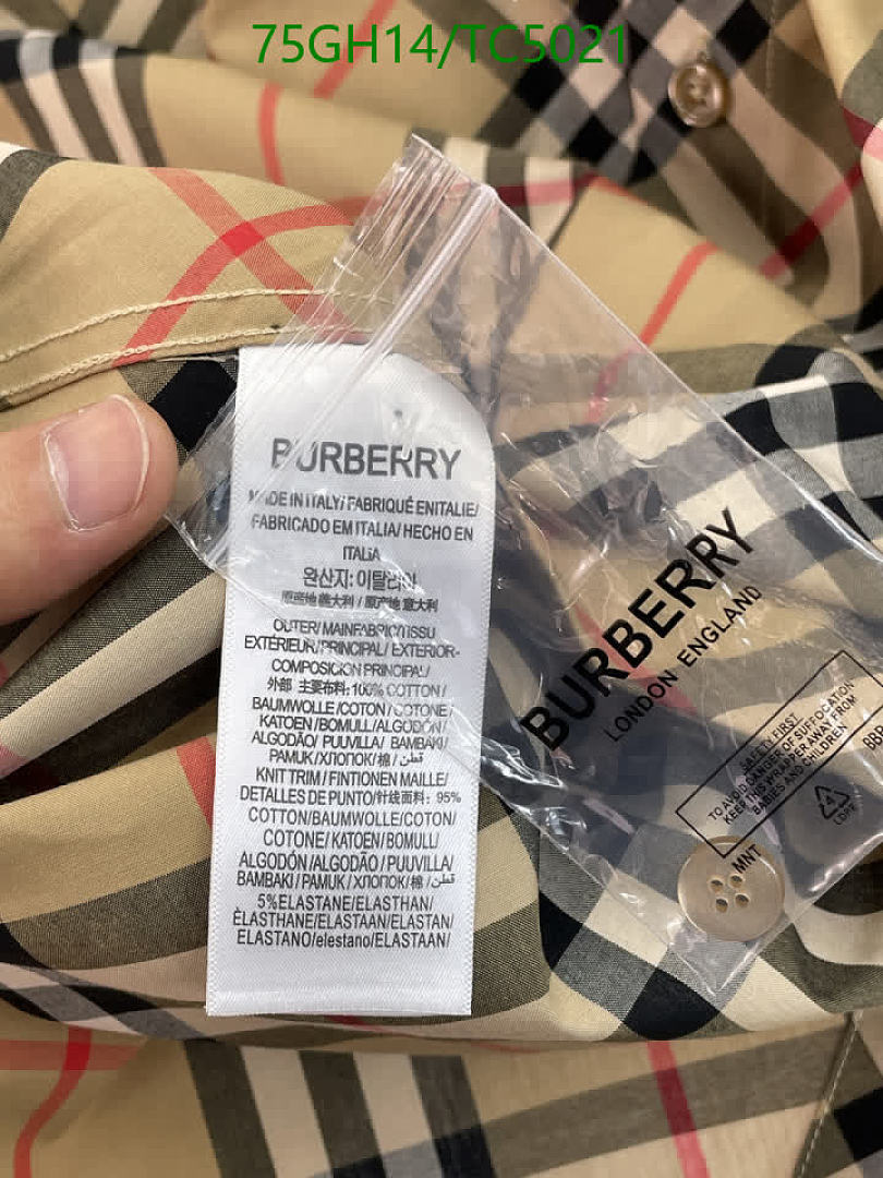 Burberry-Clothing Code: TC5021 $: 75USD