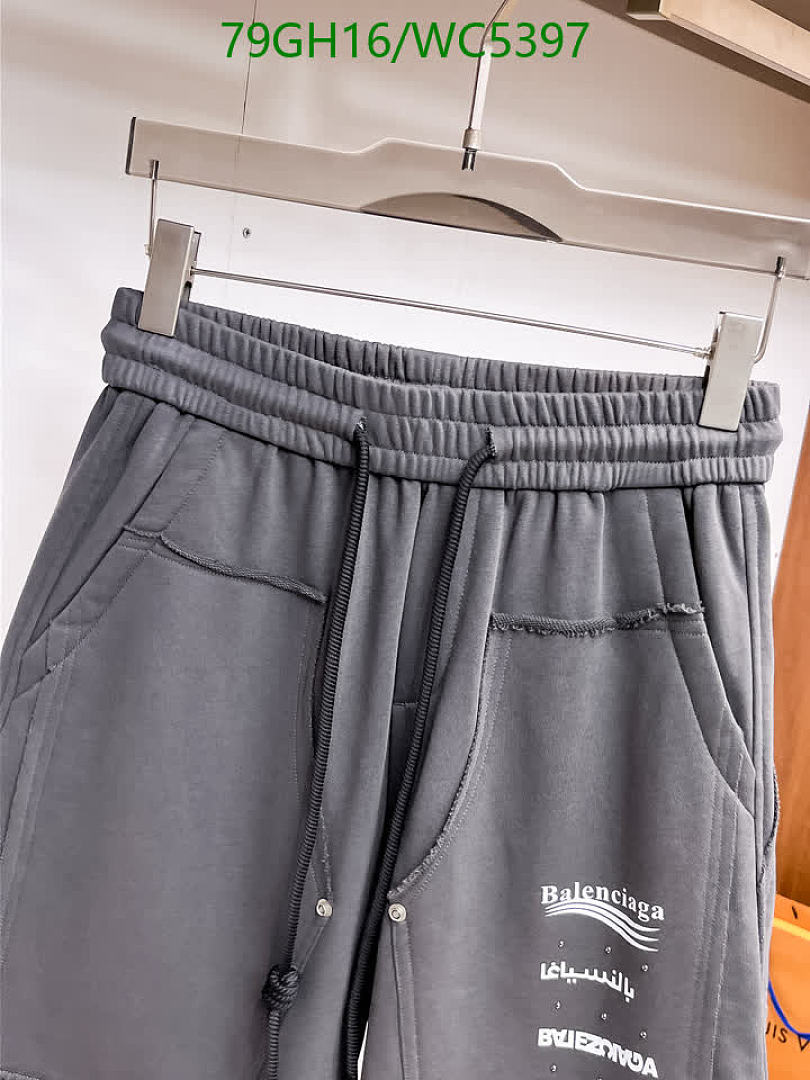 Balenciaga-Clothing Code: WC5397 $: 79USD