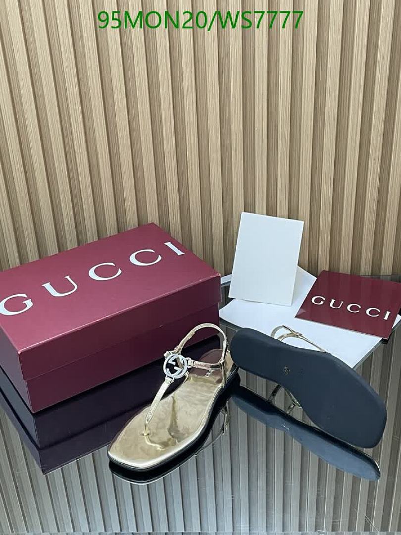 Gucci-Women Shoes Code: WS7777 $: 95USD