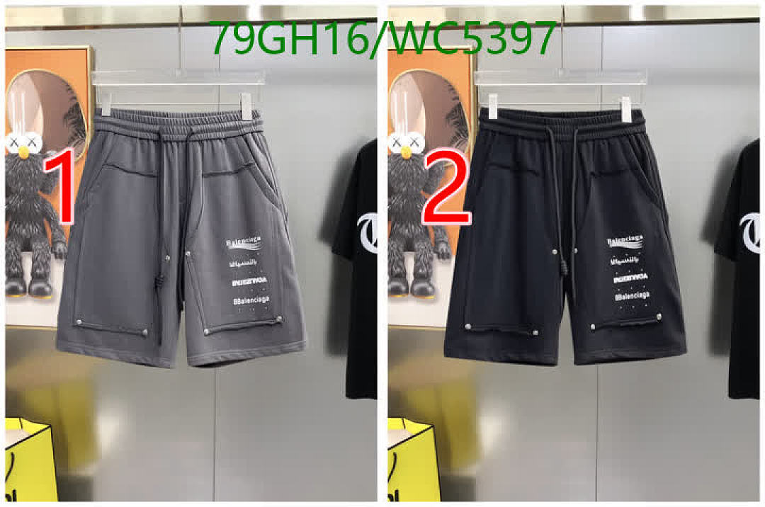 Balenciaga-Clothing Code: WC5397 $: 79USD