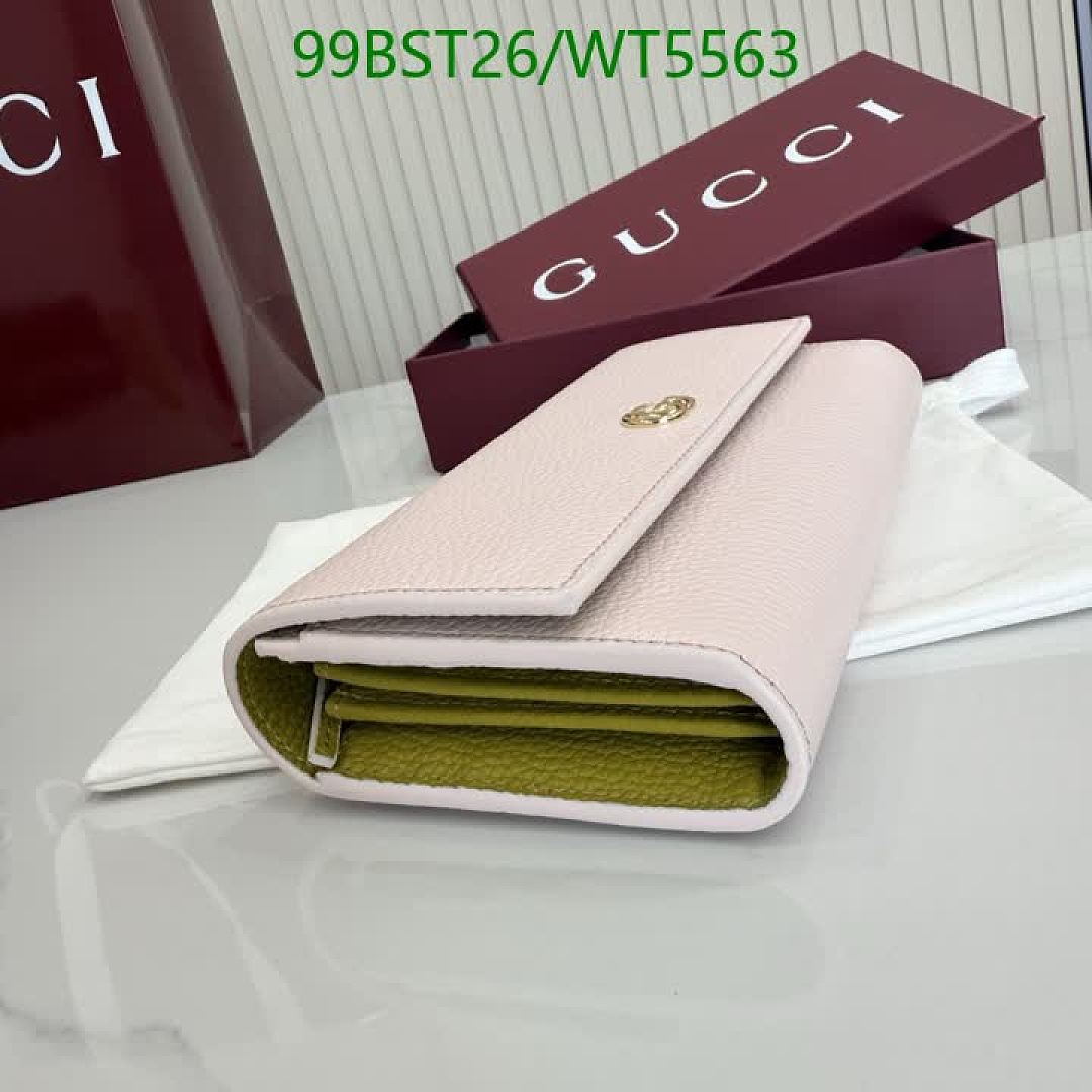 Gucci-Wallet Mirror Quality Code: WT5563 $: 99USD