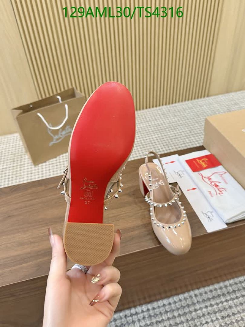 Christian Louboutin-Women Shoes Code: TS4316 $: 129USD