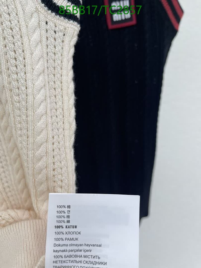 Miu Miu-Clothing Code: TC2857 $: 85USD