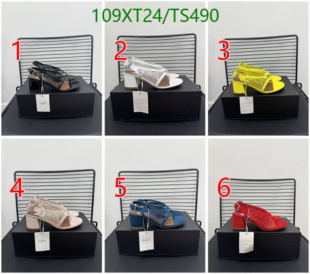 Alaia-Women Shoes Code: TS490 $: 109USD