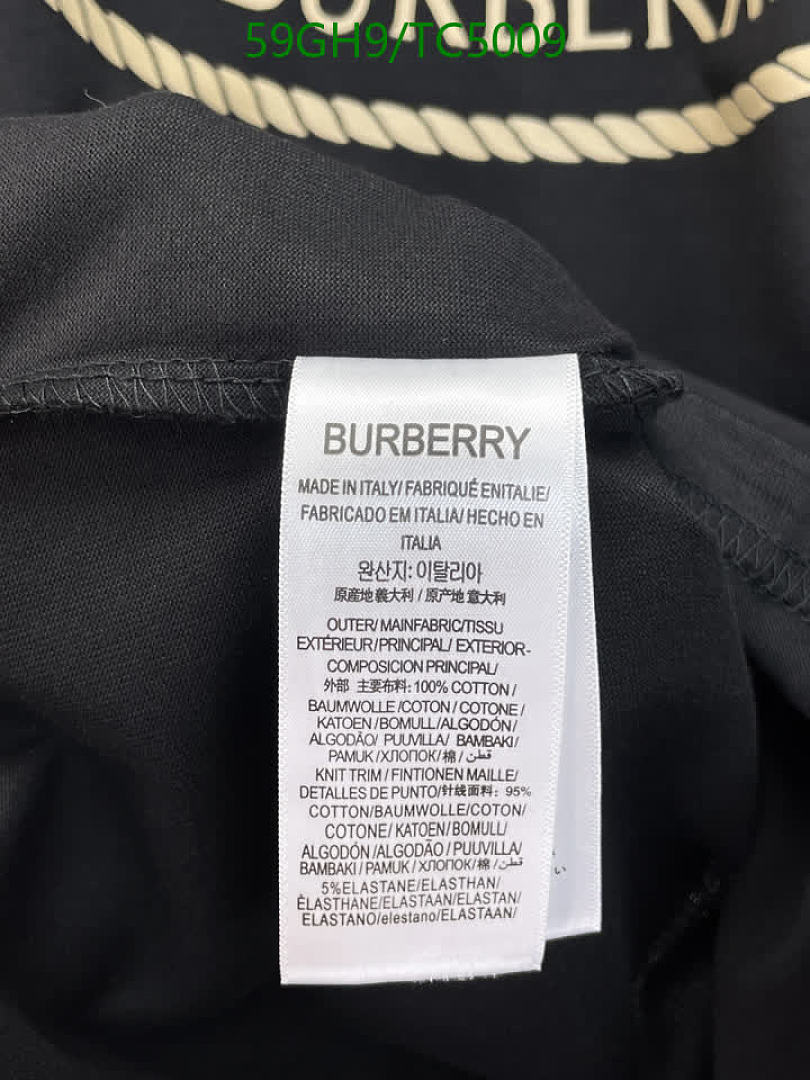 Burberry-Clothing Code: TC5009 $: 59USD