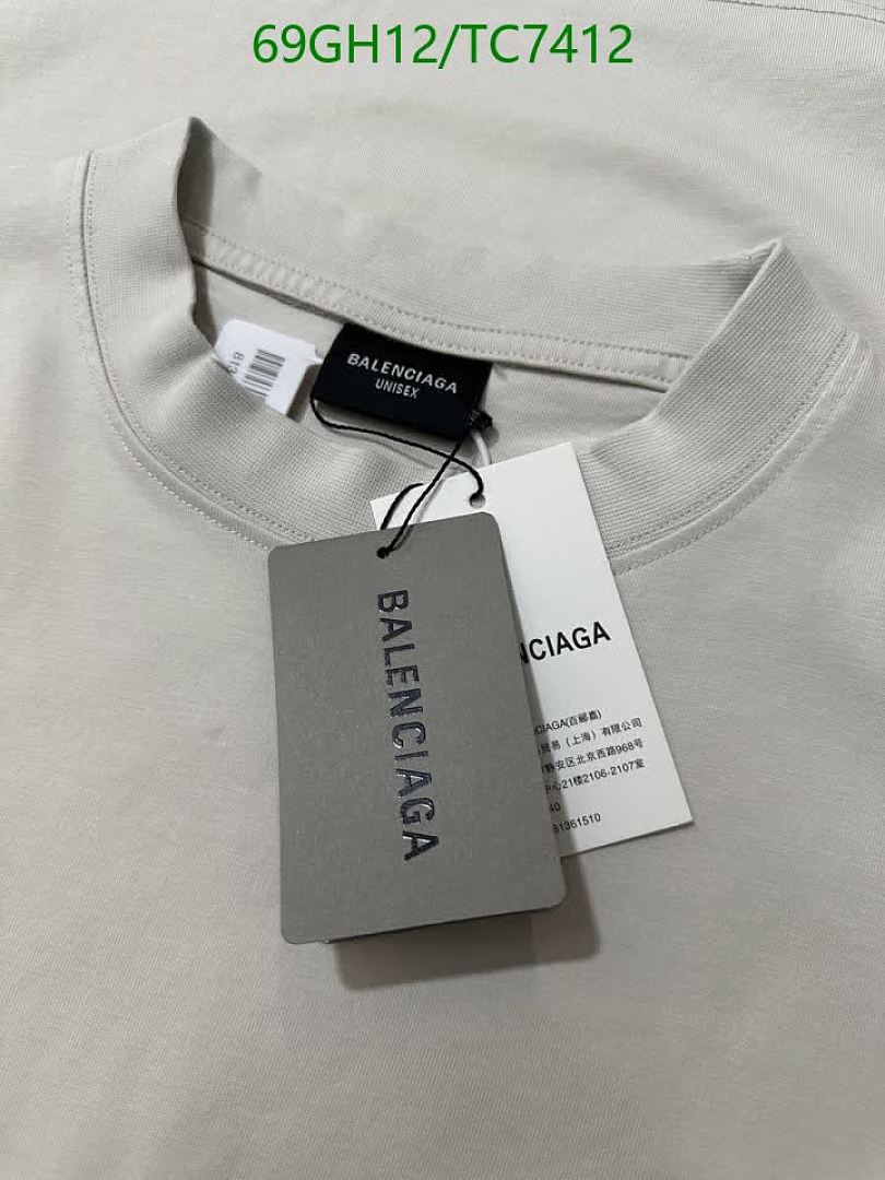 Balenciaga-Clothing Code: TC7412 $: 69USD