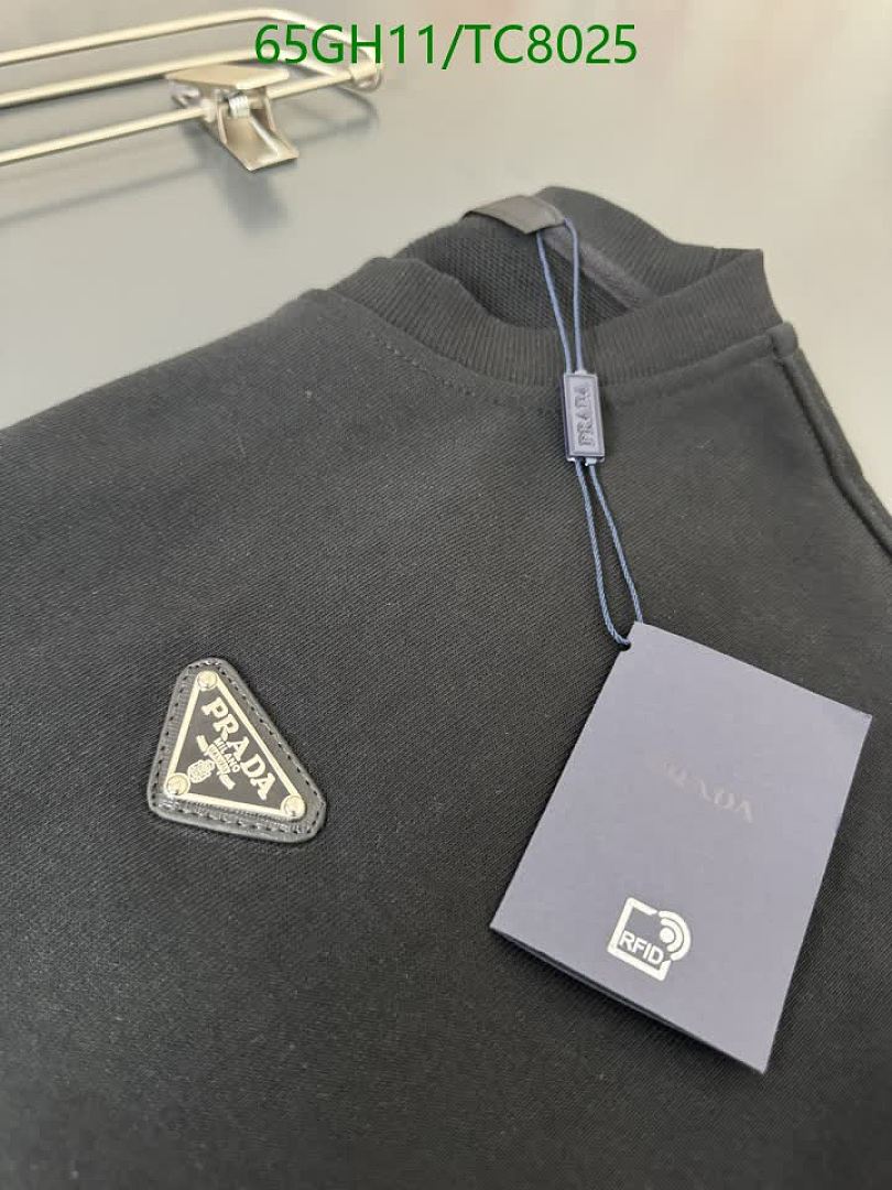 Prada-Clothing Code: TC8025 $: 65USD