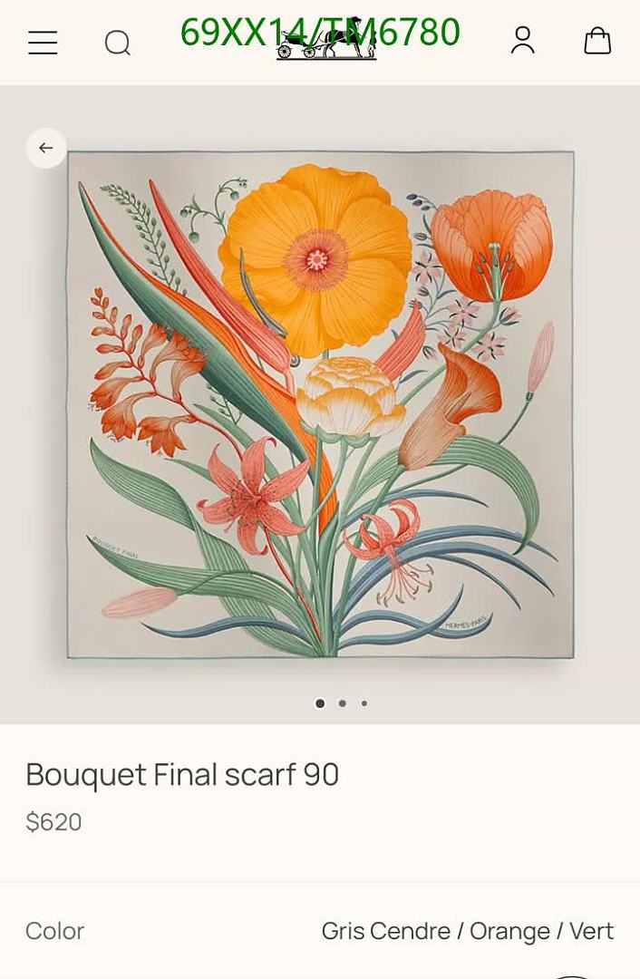Hermes-Scarves Code: TM6780 $: 69USD
