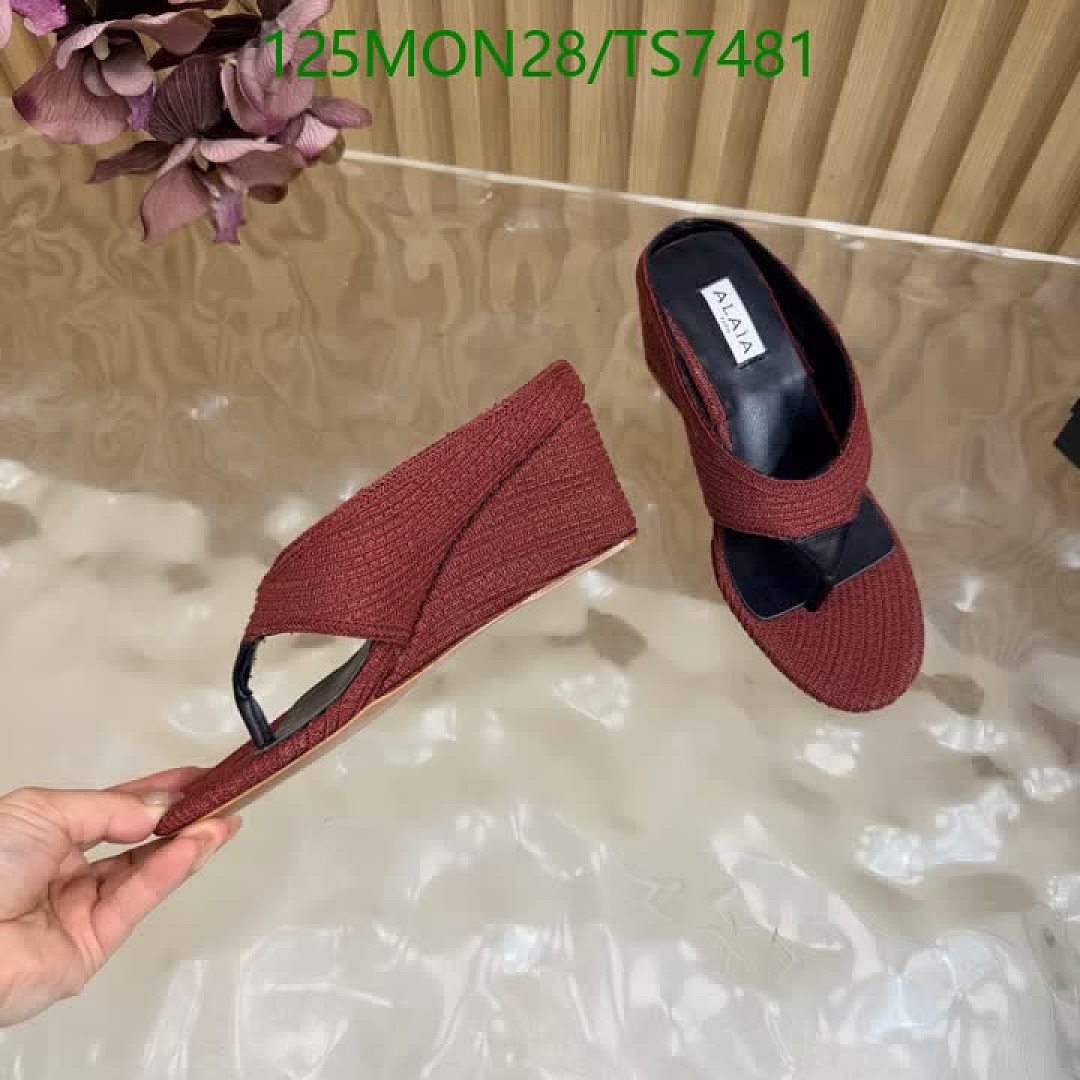 Alaia-Shoes(Women) Code: TS7481 $: 125USD