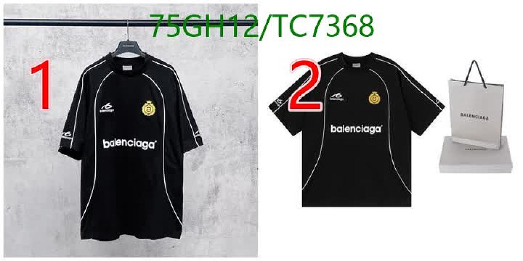Balenciaga-Clothing Code: TC7368 $: 75USD