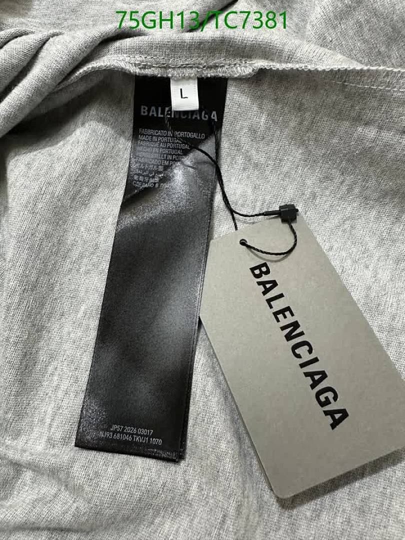 Balenciaga-Clothing Code: TC7381 $: 75USD