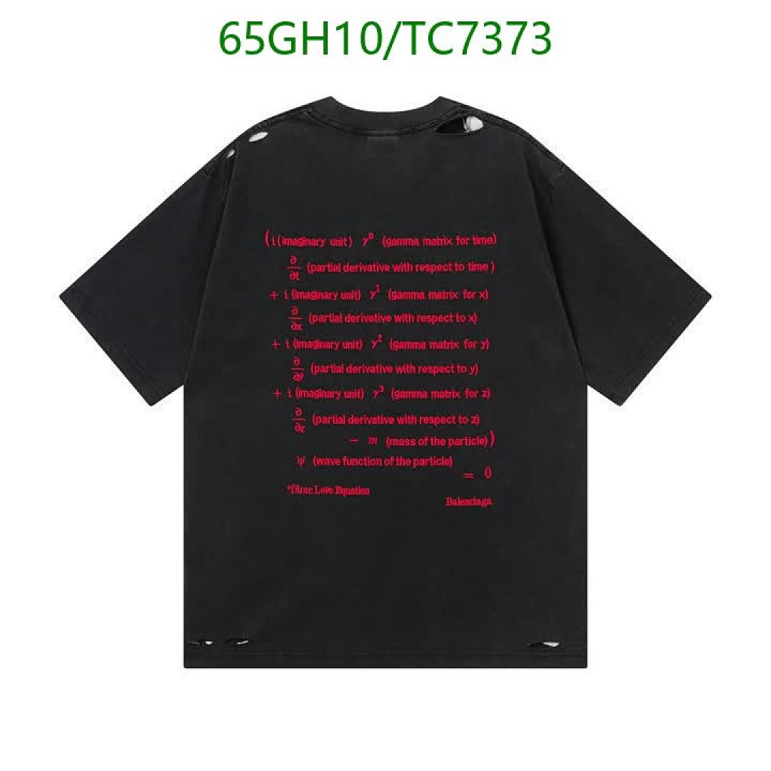 Balenciaga-Clothing Code: TC7373 $: 65USD