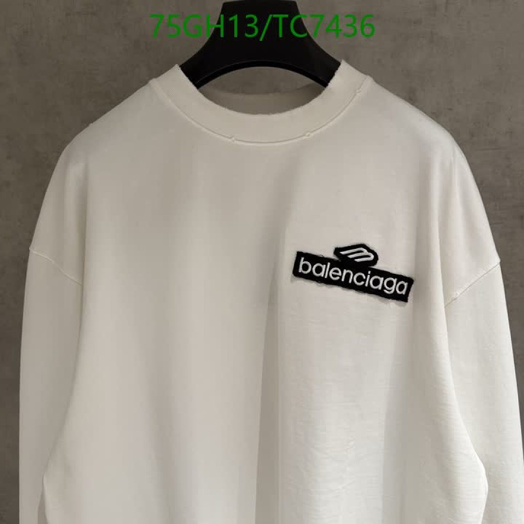 Balenciaga-Clothing Code: TC7436 $: 75USD