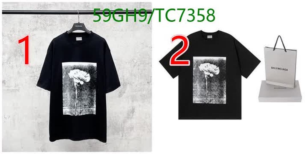 Balenciaga-Clothing Code: TC7358 $: 59USD