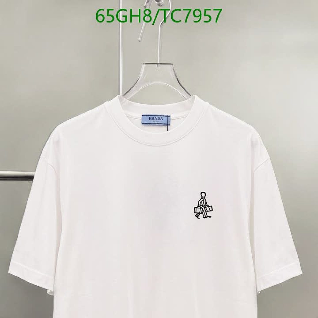 Prada-Clothing Code: TC7957 $: 65USD