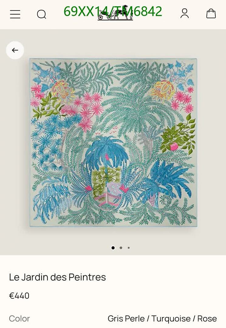 Hermes-Scarves Code: TM6842 $: 69USD