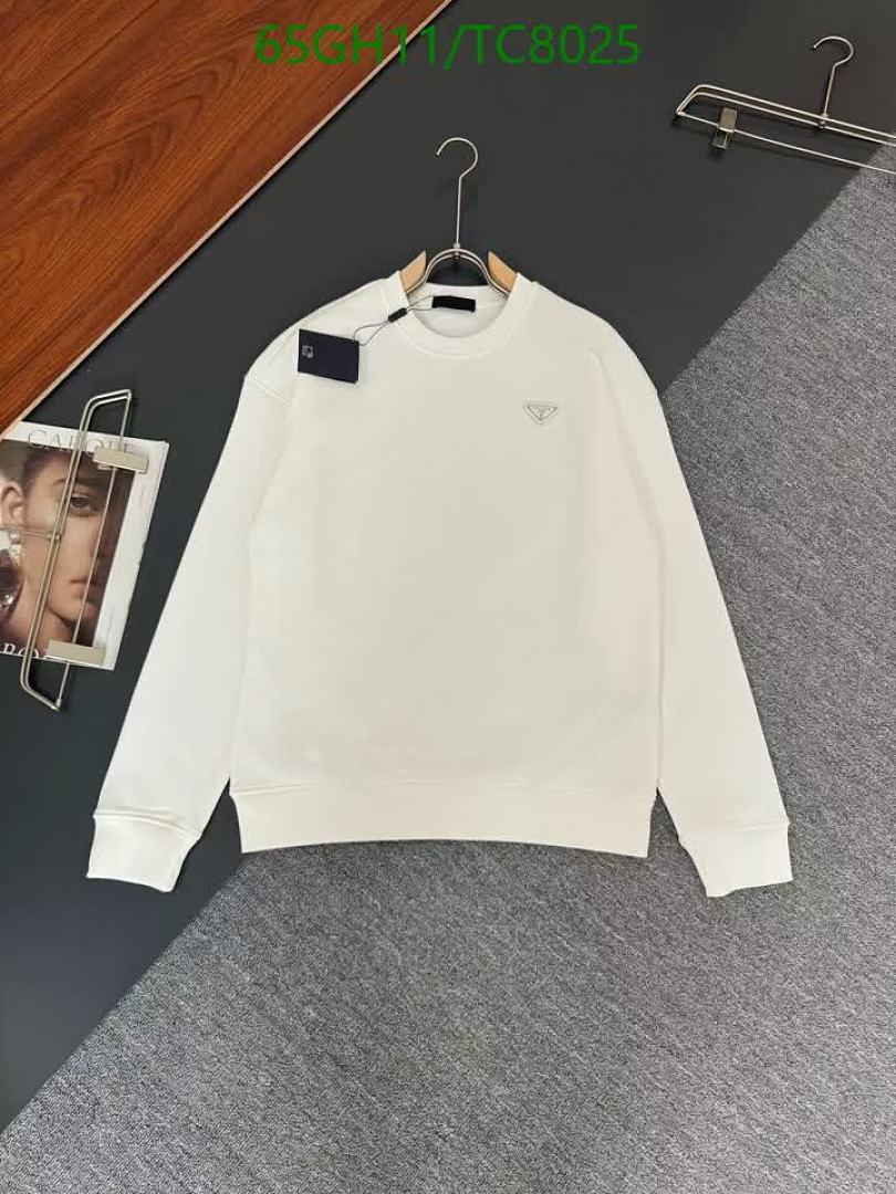 Prada-Clothing Code: TC8025 $: 65USD