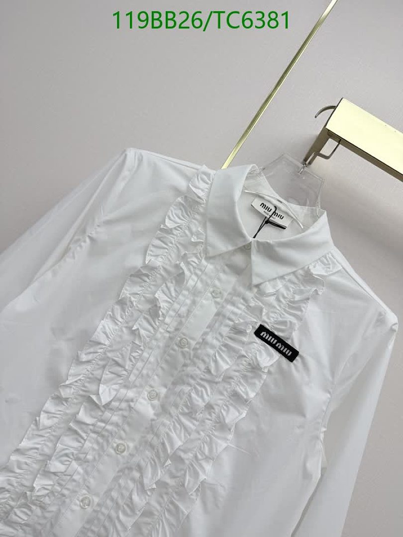 Miu Miu-Clothing Code: TC6381 $: 119USD