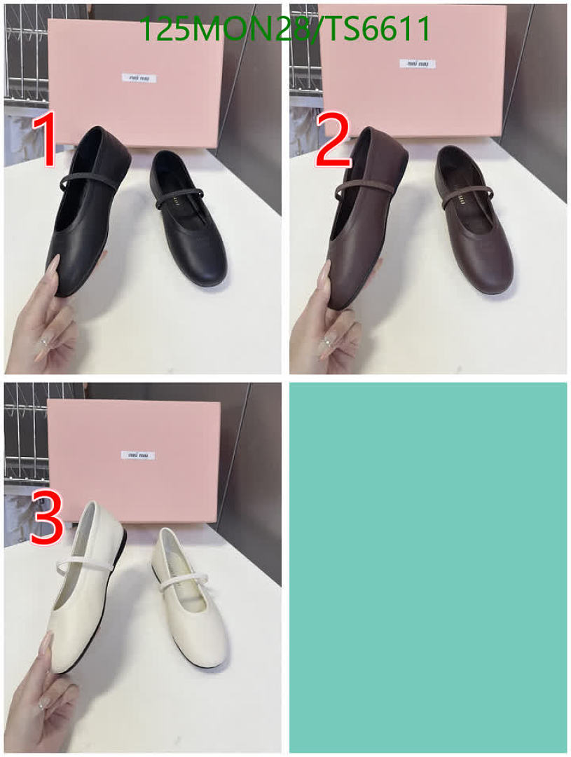 Miu Miu-Shoes(Women) Code: TS6611 $: 125USD