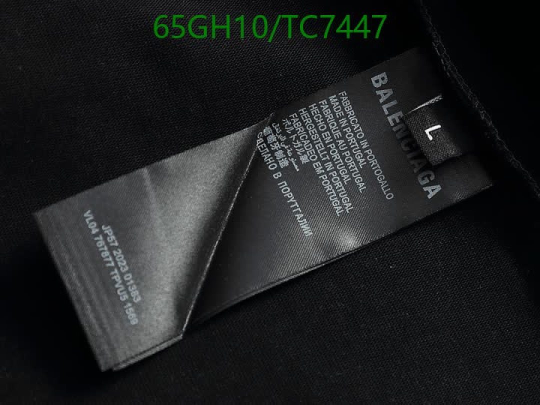 Balenciaga-Clothing Code: TC7447 $: 65USD