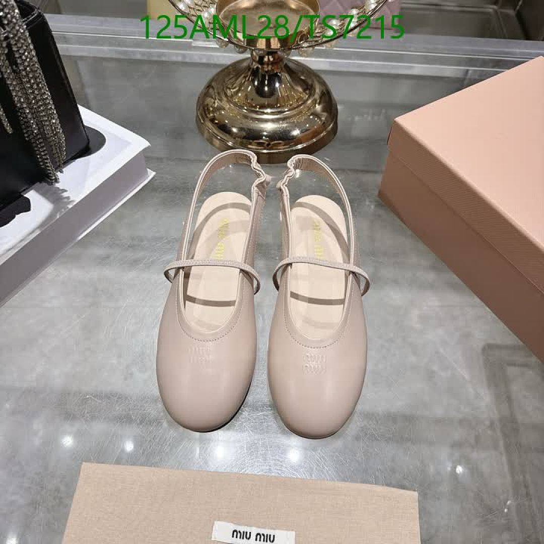 Miu Miu-Shoes(Women) Code: TS7215 $: 125USD