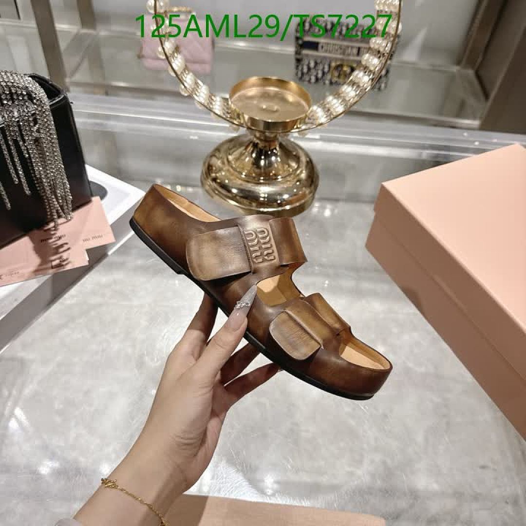 Miu Miu-Shoes(Women) Code: TS7227 $: 125USD