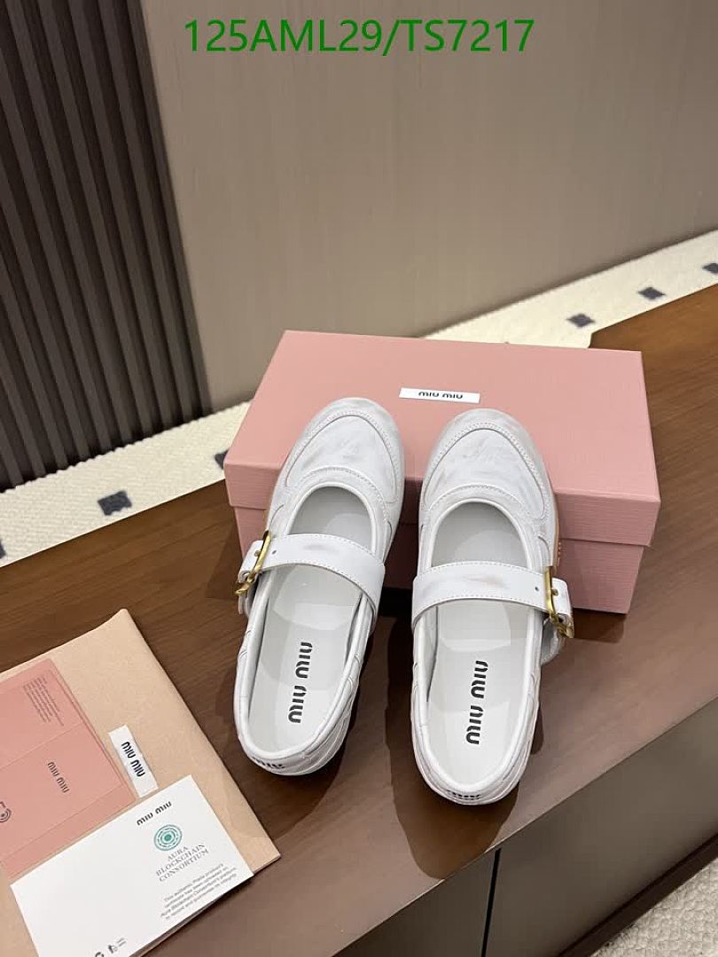 Miu Miu-Shoes(Women) Code: TS7217 $: 125USD