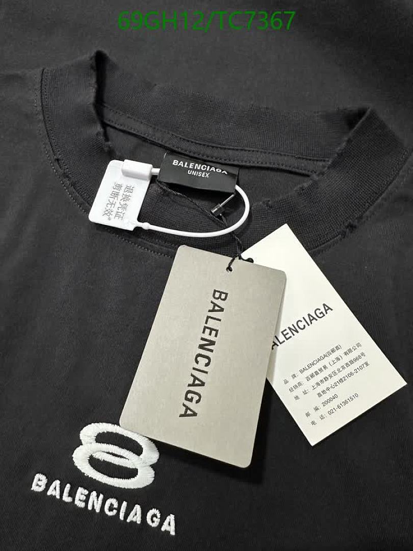Balenciaga-Clothing Code: TC7367 $: 69USD
