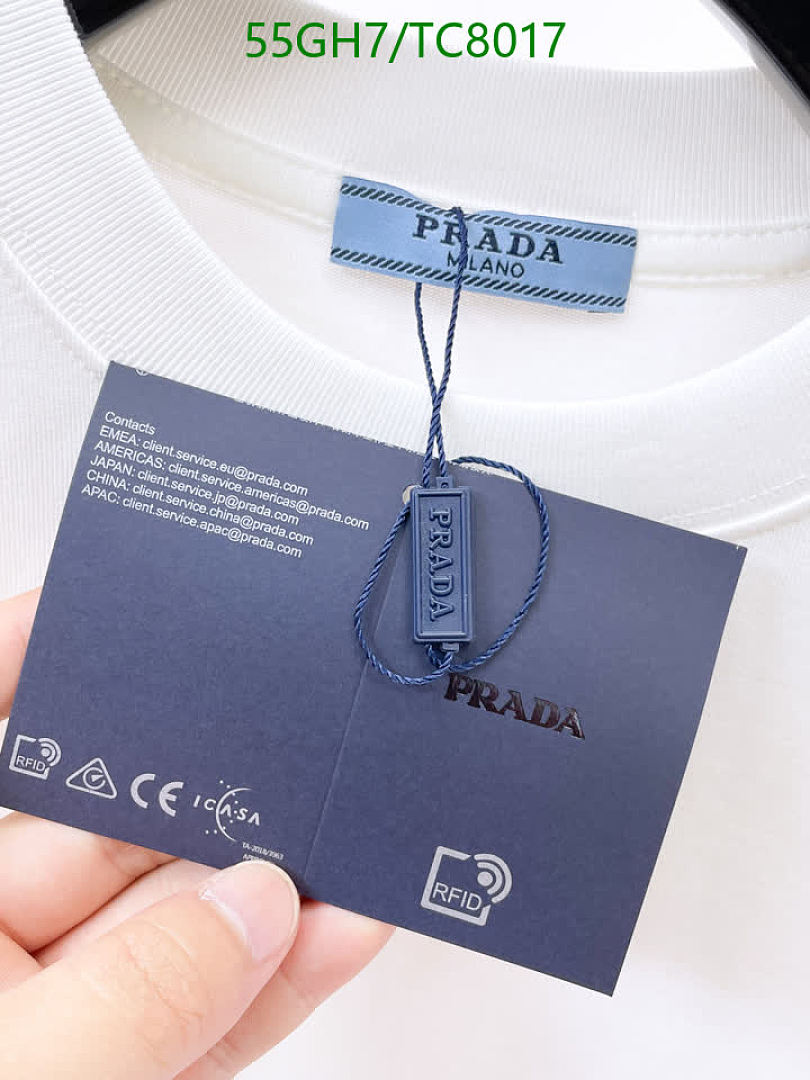 Prada-Clothing Code: TC8017 $: 55USD