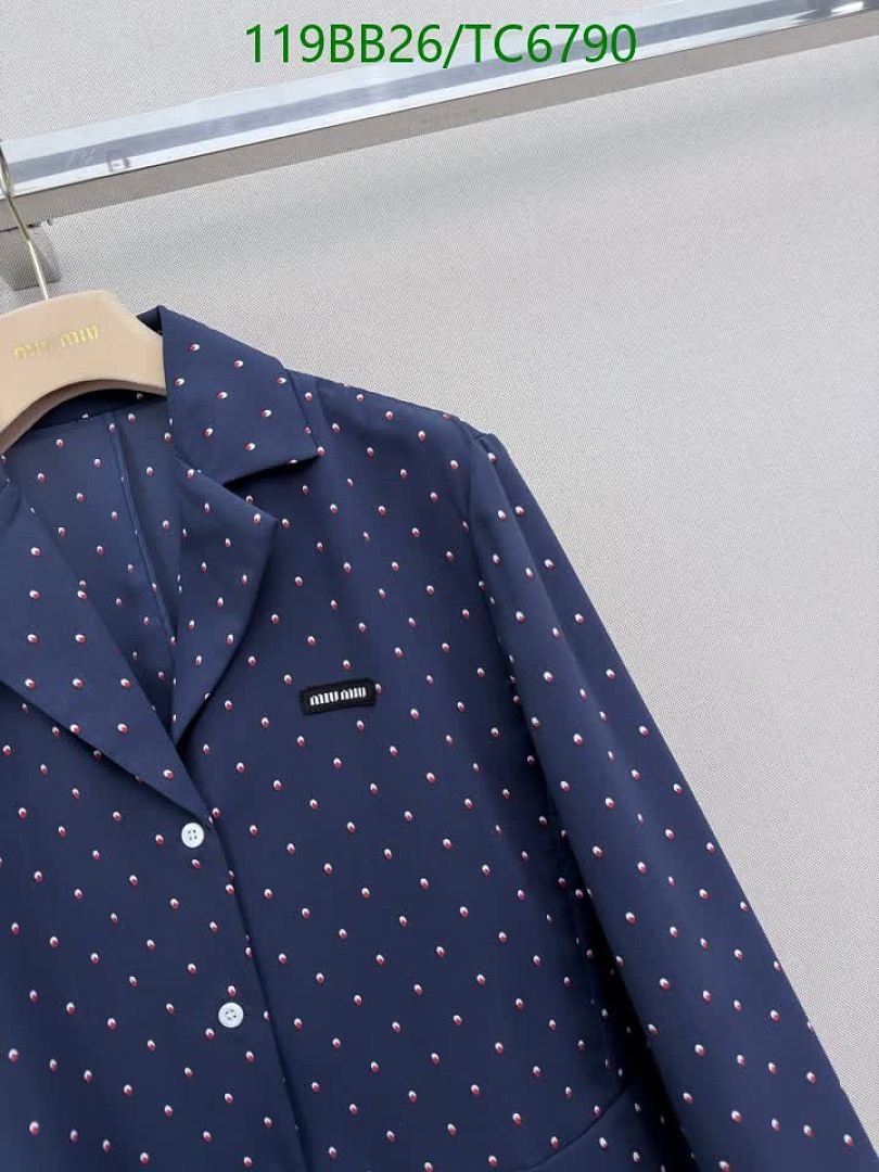 Miu Miu-Clothing Code: TC6790 $: 119USD