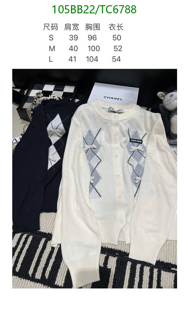 Miu Miu-Clothing Code: TC6788 $: 105USD